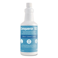 Fresh Products 32 oz. Conqueror 103 Odor Counteractant Concentrate - Lemon (12/Carton)