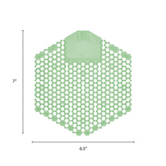 Fresh Products Wave 3D Urinal Deodorizer Screen - Cucumber Melon Scent, Green (10/Box)