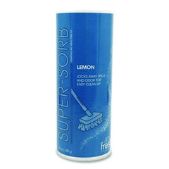 Fresh Products Super-Sorb 12 oz. Shaker Can 720 oz. Liquid Spill Absorbent - Lemon Scent (6/Box)