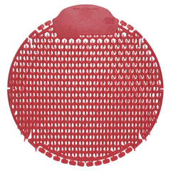 Fresh Products Slant7 with Terminator Urinal Screen - Forest Scent, Red (5/Box)