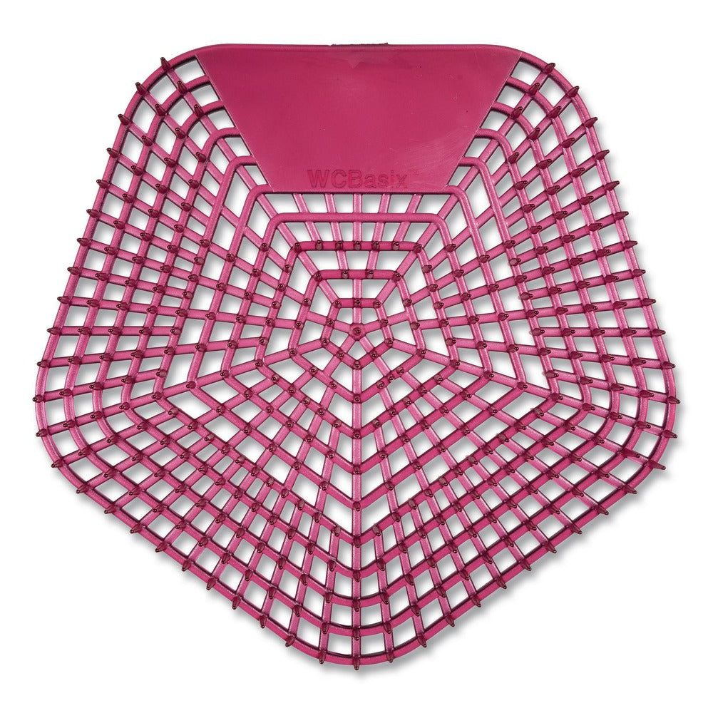 Boardwalk 0.11 oz Anti-Splash Urinal Screen - Apple Cinnamon Scent/Red (10/Carton)