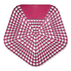 Boardwalk 0.11 oz Anti-Splash Urinal Screen - Apple Cinnamon Scent/Red (10/Carton)