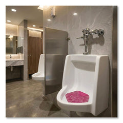 Boardwalk 0.11 oz Anti-Splash Urinal Screen - Apple Cinnamon Scent/Red (10/Carton)