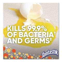 Fantastik 32 oz. Spray Bottle Disinfectant Multi-Purpose Cleaner - Lemon Scent (8/Carton)