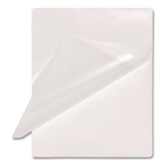 GBC SelfSeal 2.88 in. x 4.63 in. 8 mil Self-Adhesive Laminating Pouches and Single-Sided Sheets - Gloss Clear (5/Pack)