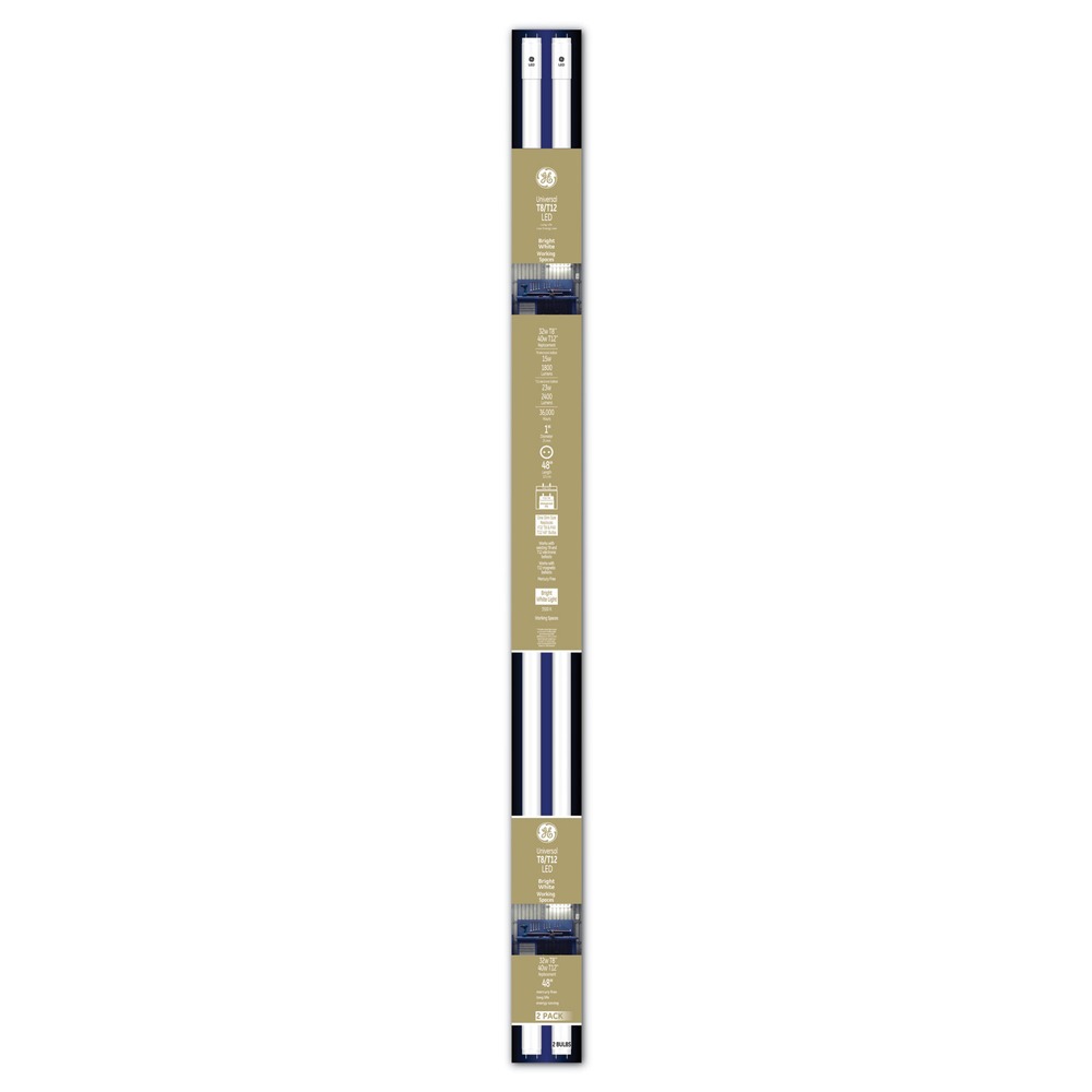 GE 15W 40W Bright White T8 T8/T12 48 in. Tube (6/Carton)