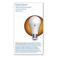 GE 6 Watts/12 Watts/17 Watts 3-Way A19 Classic LED SW Non-Dim Light Bulb - Soft White (1/Pack)