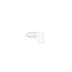 Gilchrist & Soames 1.25 in. x 0.84 in. x 3.65 in. Pure by Gloss and GuildplusPepper ABS Tape Mount Mini Bracket - White (48/Carton)