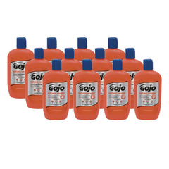 GOJO Industries 14 oz. Natural Orange Pumice Hand Cleaner - Citrus (12/Carton)