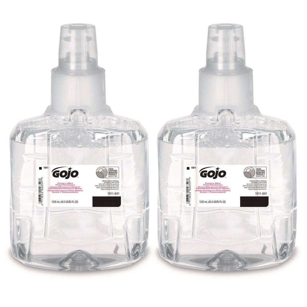GOJO Industries 1200 ml Clear and Mild Foam Handwash Refill for LTX-12 Dispenser (2/Carton)