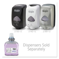 GOJO Industries 1,200 mL TFX Luxury Foam Hand Wash Refill - Cranberry Scent (2/Carton)