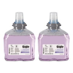 GOJO Industries 1,200 mL TFX Luxury Foam Hand Wash Refill - Cranberry Scent (2/Carton)