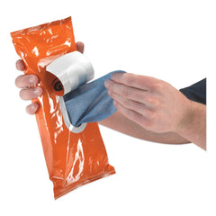 GOJO Industries 6285-06 FAST TOWELS 7.75 in. x 11 in. 2-Ply Hand Cleaning Towels - Fresh Citrus Blue (6/Carton)