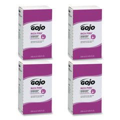 GOJO Industries RICH PINK Floral Scent 2000 mL Antibacterial Lotion Soap Refill for PRO TDX Dispenser (4/Carton)