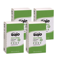 GOJO Industries 2000 mL Multi Green Hand Cleaner Refill - Citrus Scent, Green (4/Carton)