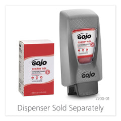 GOJO Industries 2000 mL Refill Cherry Gel Pumice Hand Cleaner - Cherry Scent (4/Carton)