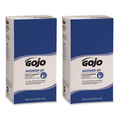 GOJO Industries 5000 mL Refill Bag SHOWER UP Soap and Shampoo - Clean (2/Carton)