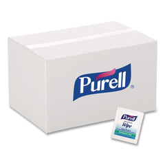 PURELL 9021-1M 5 in. x 7 in. Individually Wrapped Unscented Premoistened Sanitizing Hand Wipes - White (1000/Carton)