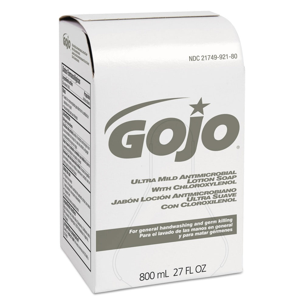 GOJO Industries 800 milliliter Ultra Mild Lotion Soap Refill with Chloroxylenol - Coconut Scent