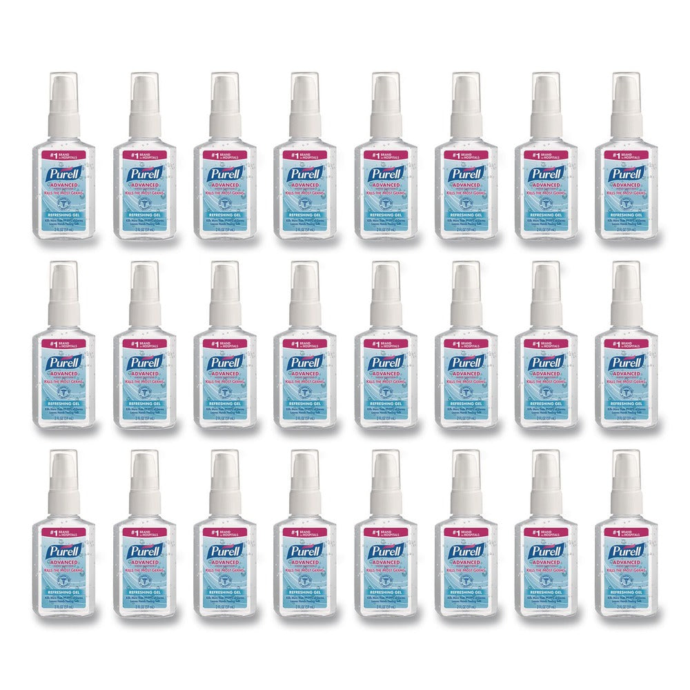 PURELL 24/Carton 2oz Personal Pump Bottle Advanced Instant Hand Sanitizer