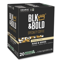 BLK & Bold Rise and GRND 0.41 oz. K-Cups (20/Box)