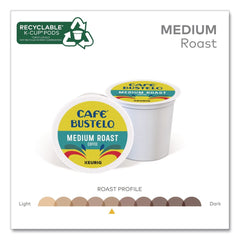 Cafe Bustelo 5000389554 K-Cups - Medium Roast (22/Box)