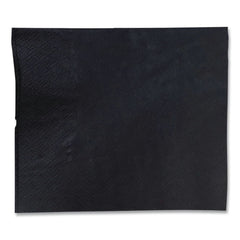 GEN 4000-Piece/Carton 1-Ply 9 in. x 4.5 in. Cocktail Napkins - Black