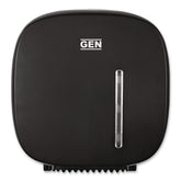 GEN 10.69 in. x 4.8 in. x 11.2 in. Single JBT Tissue Dispenser - Black