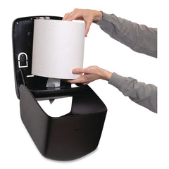GEN 8.99 in. x 8.7 in. x 12.65 in. Centerpull Roll Towel Dispenser - Black