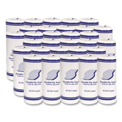 GEN 11 in. x 7.8 in. 2-Ply Kitchen Roll Towels - White (30 Rolls/Carton)
