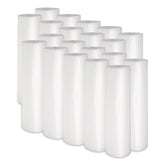 Boardwalk Z4831LN GR1 16 Gallon 7 mic 24 in. x 31 in. Perforated Roll High Density Can Liners - Natural (50 Bags/Roll, 20 Rolls/Carton)