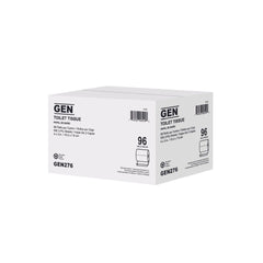 GEN 4 in. x 3 in. 2-Ply Standard Bath Tissue - White (96/Carton)