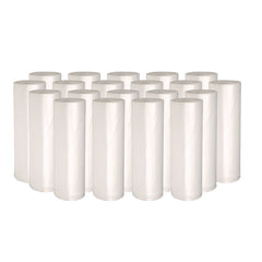 Boardwalk Z6036LN GR1 30 Gallon 8 mic 30 in. x 36 in. Perforated Roll High Density Can Liners - Natural (25 Bags/Roll, 20 Rolls/Carton)