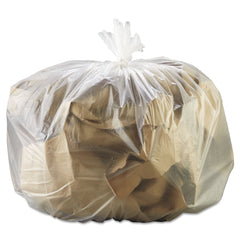 Boardwalk Z6639HN GR1 250/Carton High Density 33 Gallon 33 in. x 39 in. Can Liners - Natural