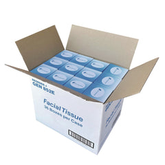GEN 2-Ply Facial Tissue Cube Box - White (36 Boxes/Carton)