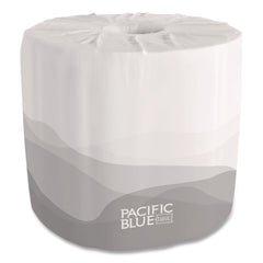 Georgia Pacific Professional 1-Ply Pacific Blue Basic Bathroom Tissue - White (80/Carton)