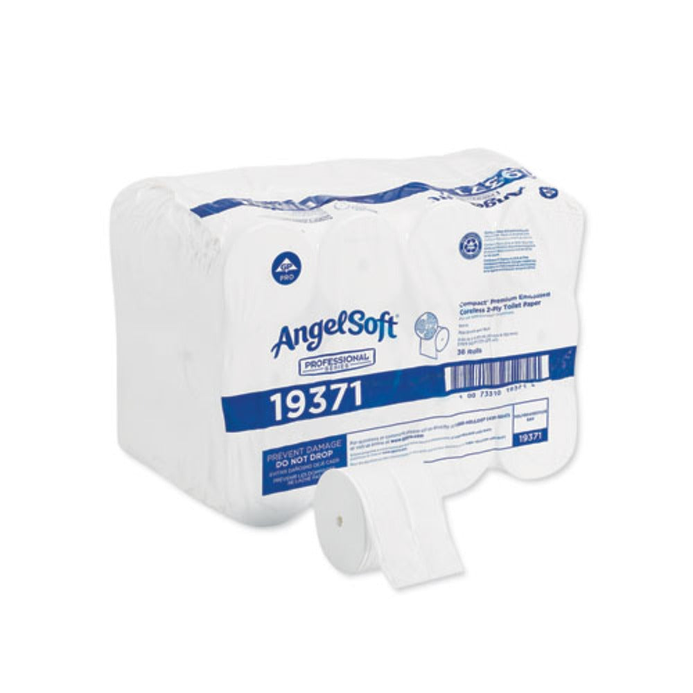 Georgia Pacific Professional Compact Coreless 2 Ply Bath Tissue - White (36/Carton)