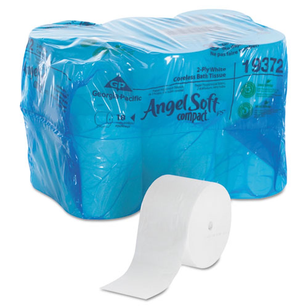 Georgia Pacific Professional Coreless 2 Ply Bath Tissue - White (18/Carton)