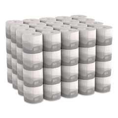 Georgia Pacific Professional 1-Ply Pacific Blue Basic Embossed Septic Safe Bathroom Tissue - White (80 Rolls/Carton)