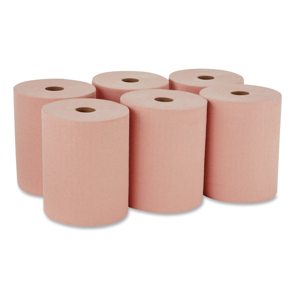 Georgia-Pacific 10 in. x 250 ft. goRag Premium All-Purpose DRC Roll Wipers - Orange (6/Carton)