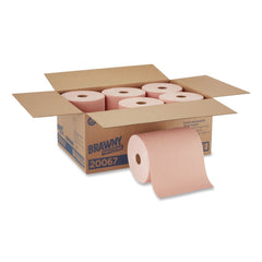 Georgia-Pacific 10 in. x 250 ft. goRag Premium All-Purpose DRC Roll Wipers - Orange (6/Carton)