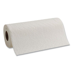 Georgia-Pacific 11 in. x 9.38 in. 1-Ply Premium DRC Perforated Roll Wipers - Unscented, White (20 Rolls/Carton)