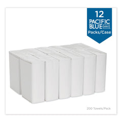 Georgia Pacific Professional 20241 10.1 in. x 10.1 in. 1-Ply Pacific Blue Select C-Fold Paper Towel - White (2400/Carton)