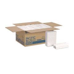 Georgia Pacific Professional 20241 10.1 in. x 10.1 in. 1-Ply Pacific Blue Select C-Fold Paper Towel - White (2400/Carton)