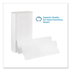 Georgia Pacific Professional 20389 9.2 in. x 9.4 in. 1-Ply Pacific Blue Select Folded Paper Towels - White (16 Packs/Carton)