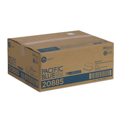 Georgia Pacific Professional 20885 8 in. x 11 in. 1-Ply Pacific Blue Ultra Z-Fold Folded Paper Towels - White (2600/Carton)