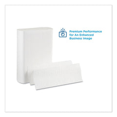 Georgia Pacific Professional 10.2 in. x 10.8 in. 1-Ply Pacific Blue Ultra Folded Paper Towels - White (2200/Carton)