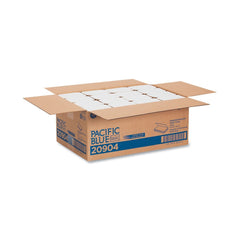 Georgia Pacific Professional 20904 10.25 in. x 9.25 in. 1-Ply Pacific Blue Basic S-Fold Paper Towels - White (4000/Carton)