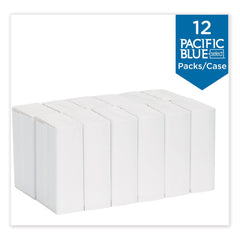 Georgia Pacific Professional 23000 10.1 in. x 12.7 in. 2-Ply Pacific Blue Select C-Fold Paper Towels - White (1440/Carton)