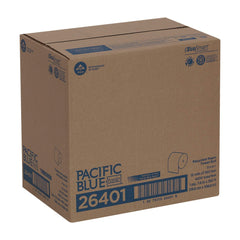Georgia Pacific Professional 7.88 in. x 350 ft. 1-Ply Pacific Blue Basic Paper Towels - Brown (12 Rolls/Carton)